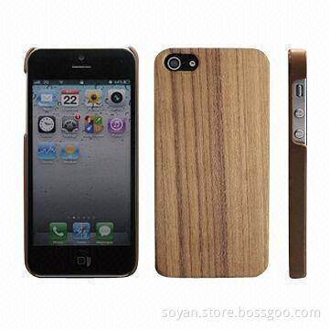Wooden Case for iPhone 5, with Design